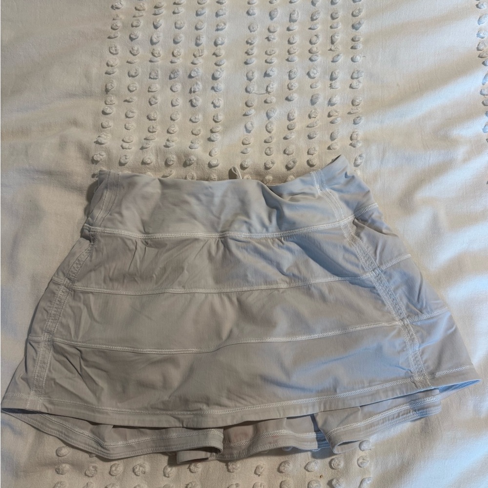 Lululemon Athletica Gray Skort with Ruffled Design